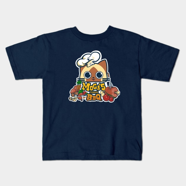 Moga's Famous BBQ Kids T-Shirt by CoinboxTees